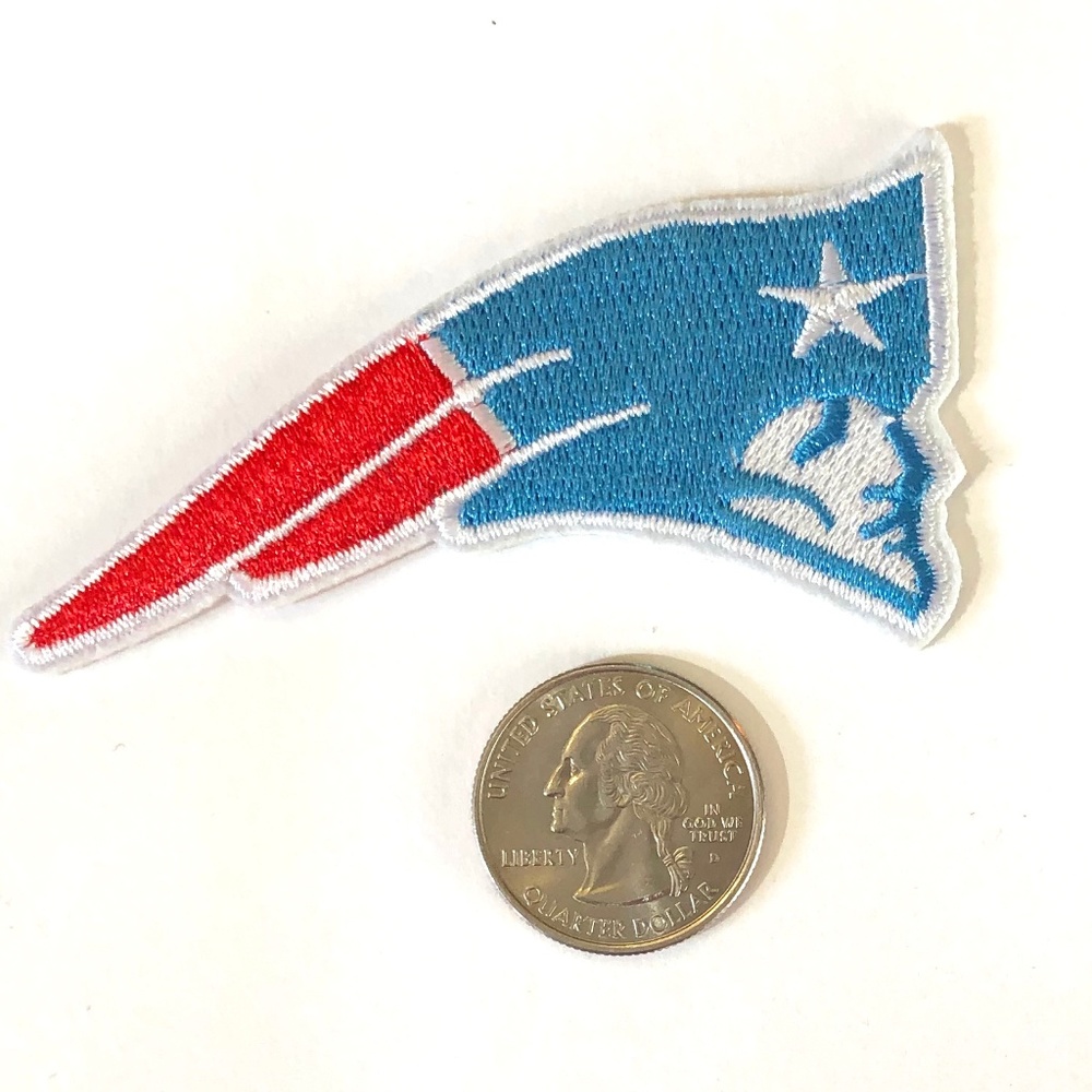 Patriots patch iron on NFL New England team DIY